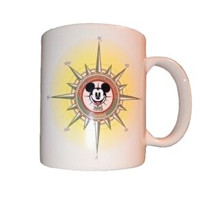VTG Rare Disneyland 1995 Official Disneyana Convention Ceramic Mug